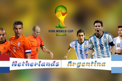 Kết quả tỉ số trận đấu Argentina - Hà Lan bán kết World Cup 2014: 4-2